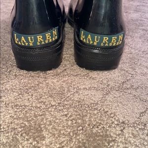 Black Ralph Lauren Rainboots